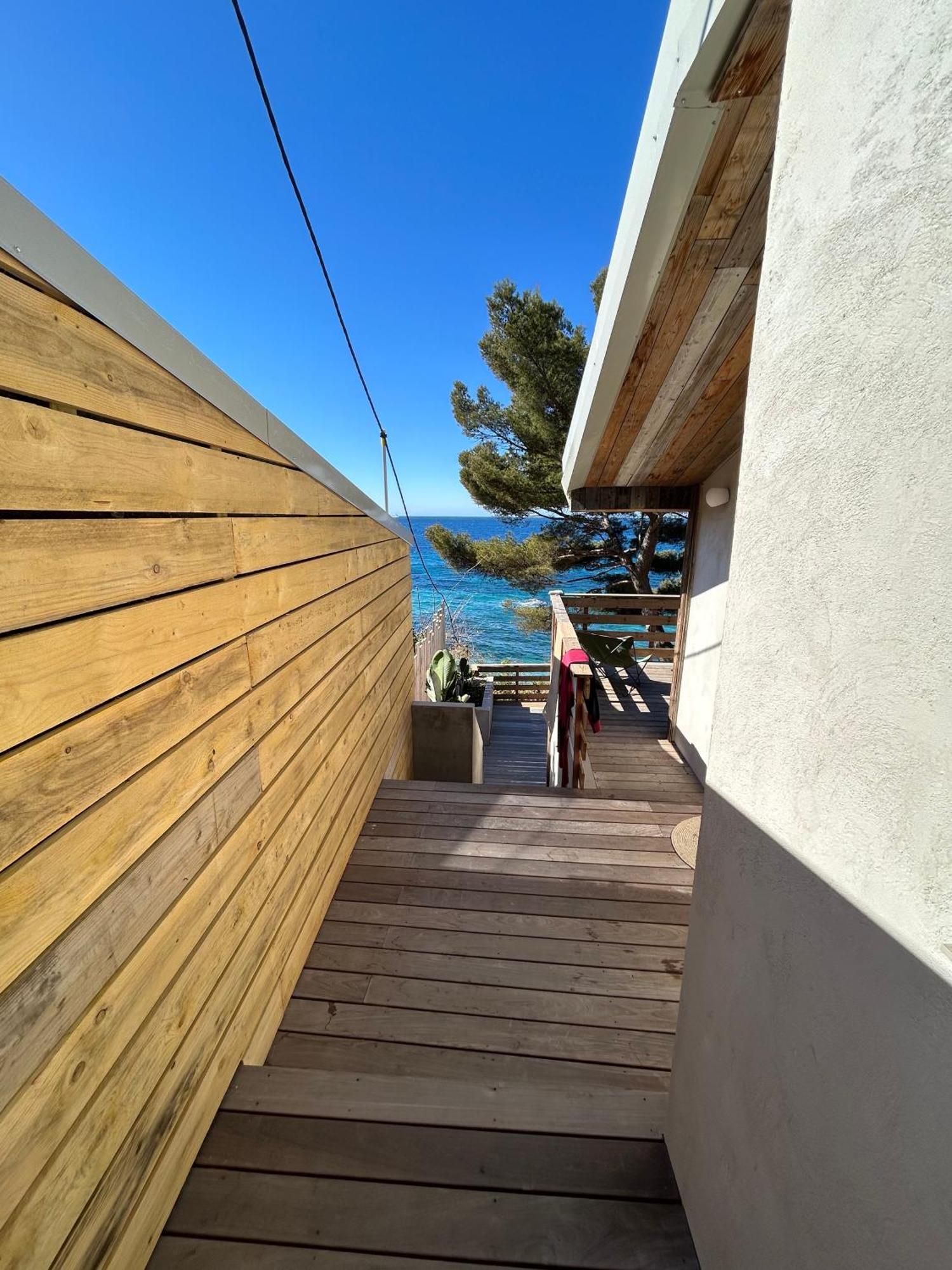 Cabanon Moderne, Les Pieds Dans L'Eau, 2 Chambres Le Pradet Exterior foto